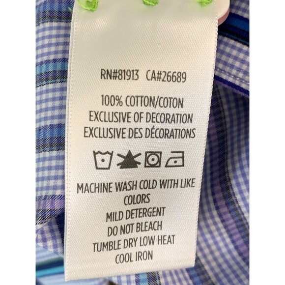 Robert Graham X Edition Men's Striped Button Sport Shirt Cotton LS 2XL 7426 EUC - Picture 5 of 10